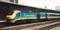 Midland Mainline HST in tangerine and green