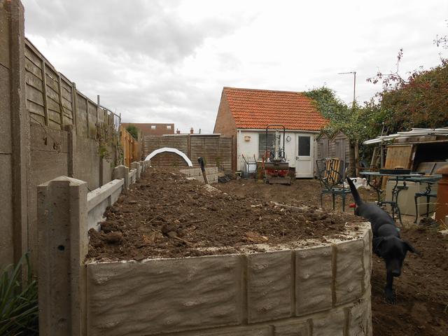 Backfilled with soil