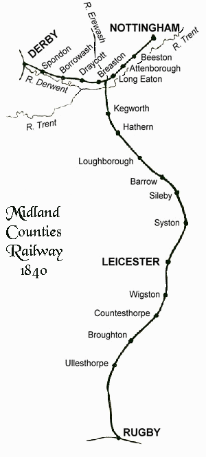 Midland Counties Map