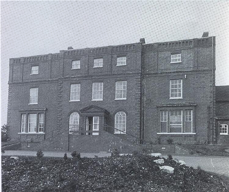 The present entrance showing new steps