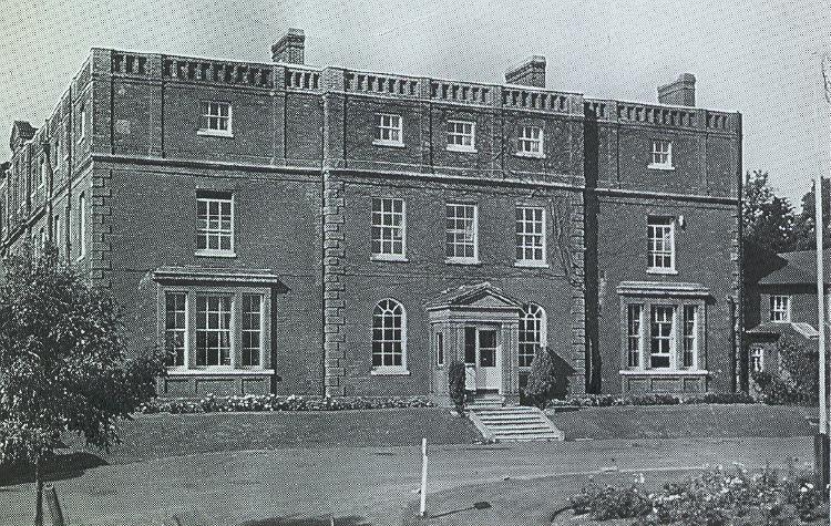 The front entrance showing the old steps