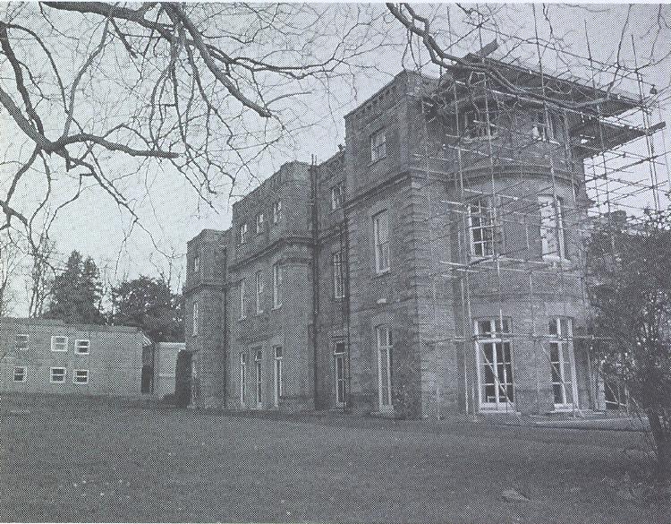 Renovation work in progress and recent extensions