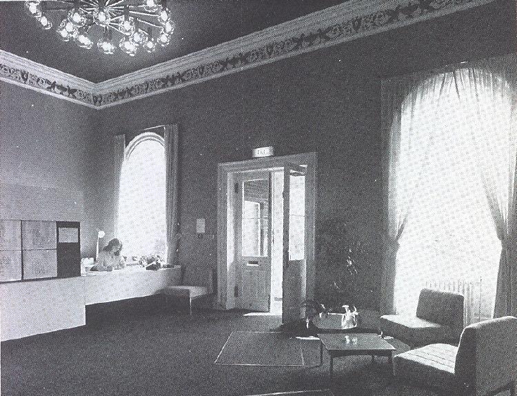 The present entrance hall